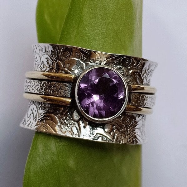 Boho Crystal Harmony Ring